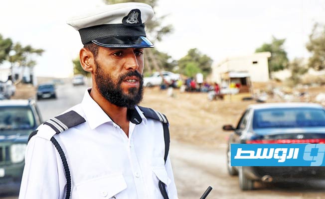 من الحملة المروية لشرطة مرور أبوسليم في المشروع، 15 أكتوبر 2022. (مديرية أمن طرابلس)