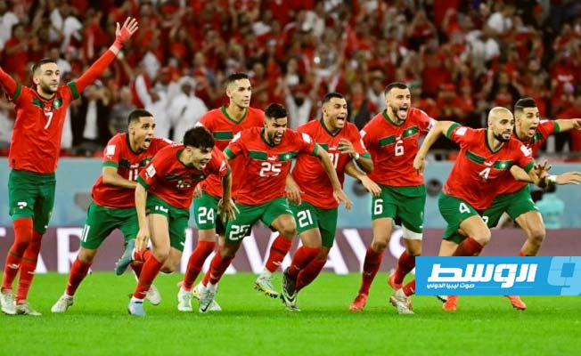 المنتخب المغربي لكرة القدم يحتفل بأحد انتصاراته (أرشيفية: الإنترنت)