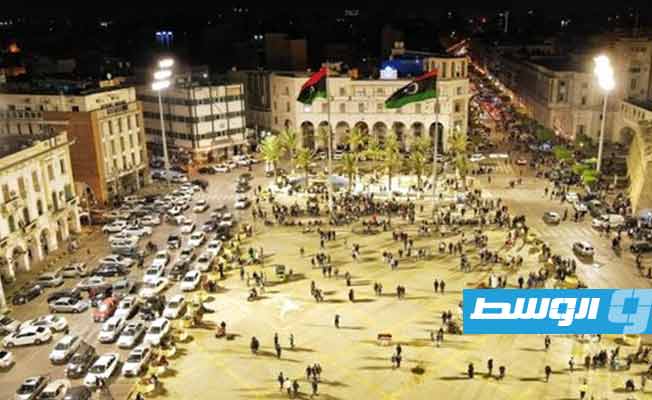 استعدادًا لاحتفالات ذكرى ثورة فبراير.. غلق جزئي لميدان الشهداء وسط طرابلس