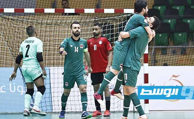 التعادل يحسم مواجهة العراق ومصر في كأس العرب للصالات