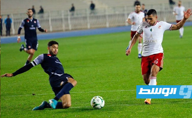 مباراة الوداد المغربي أمام شباب بلوزداد الجزائري. (إنترنت)