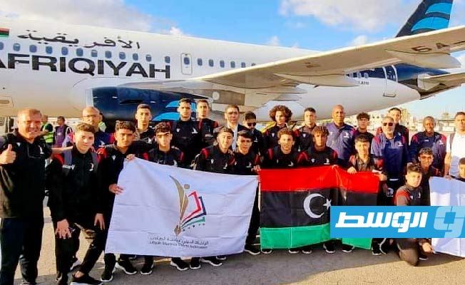 المنتخب الليبي للشبيبة في البطولة العربية المدرسية لكرة القدم بمصر