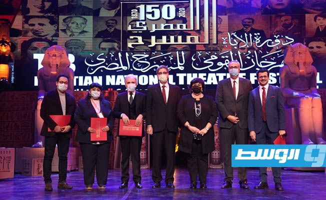 من كواليس افتتاح المهرجان القومي للمسرح المصري (خاص لـ بوابة الوسط)