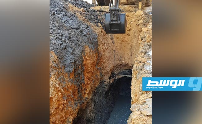 بلدية بنغازي تبدأ التحضير لاستكمال مشروع المرافق بمنطقة السلاوي