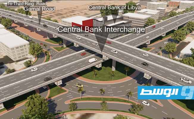 «إعادة إعمار بنغازي» تعتمد تصميم جسر تقاطع شارع فينيسا مع طريق الهواري