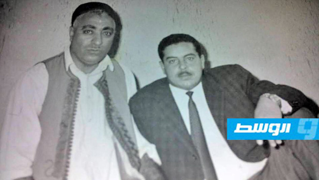 من اليمين محمد البعباع وعبدالواحد الغرياني