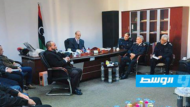 اجتماع لمديري الأمن بمنافذ المنطقة الغربية