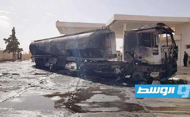 إصابة سائق شاحنة بحروق في انفجار صهريج وقود بمدينة كاباو