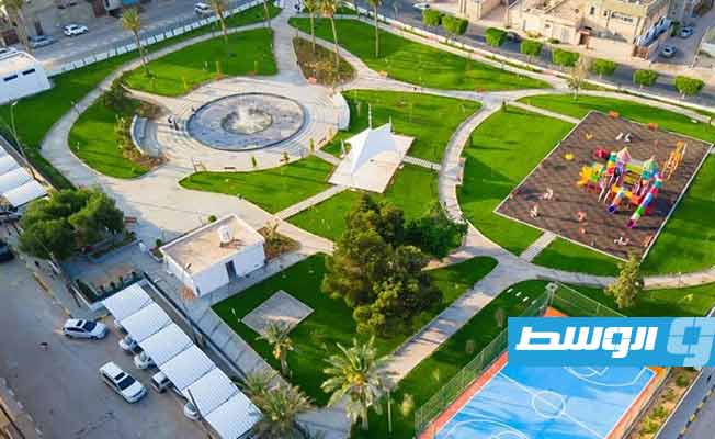 افتتاح حديقة «آب» بحلتها الجديدة بمصراتة (صور)