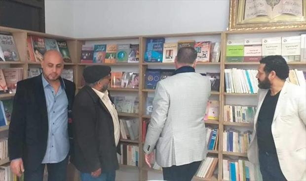 افتتاح مكتبة الشهيد مفتاح بوزيد الثقافية في بنغازي (فيسبوك)