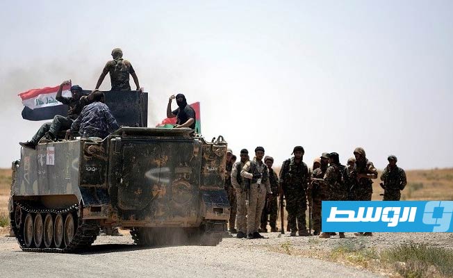 قوات عراقية في منطقة كانت تسيطر عليها عناصر «داعش». (أرشيفية: الإنترنت)