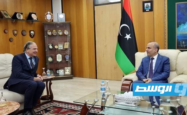 اللافي يبحث مع سفير هولندا آخر تطورات العملية السياسية في ليبيا