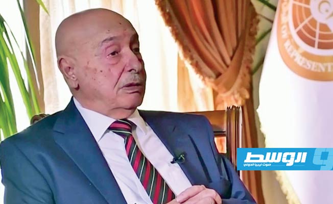 عقيلة صالح يعلق على احتمال لقائه المشري بالرباط والتدخل التركي في ليبيا