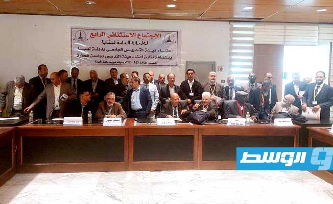 جامعة الجفرة ترفض رفع اعتصام هيئة التدريس