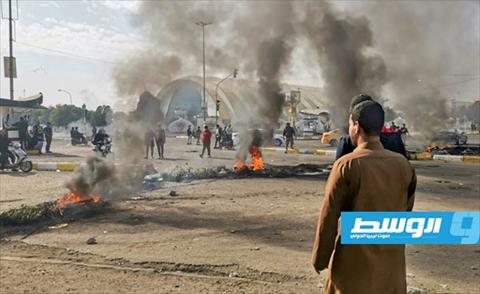 مقتل 6 متظاهرين جنوب العراق مع تصاعد تحركات العصيان المدني