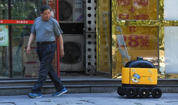 روبوتات تخوض مجال تسليم البضائع بالصين