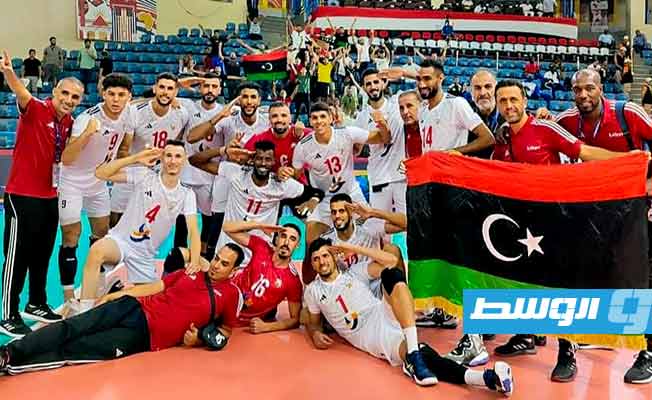 منتخب الطائرة الليبي يتأهل لدور الثمانية ببطولة أفريقيا