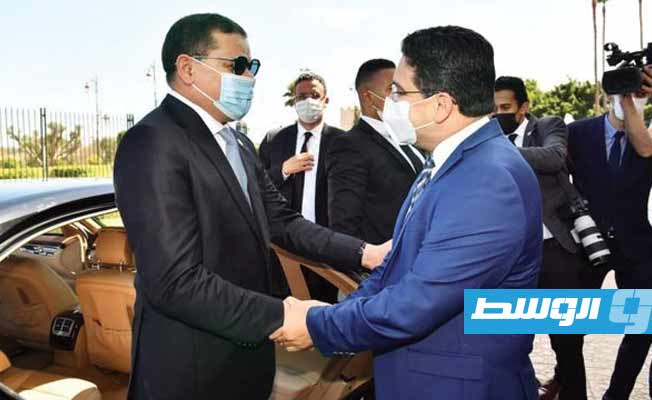 الدبيبة يصل إلى الرباط ويلتقي وزير الخارجية المغربي