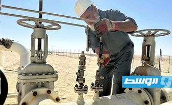 أعمال صيانة وحدات معالجة المياه بحقل النافورة، 19 أغسطس 2023 (شركة الخليج العربي للنفط على فيسبوك)