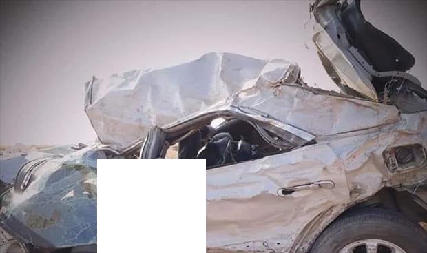 مصدر طبي: مصرع 4 شباب من درنة في حادث سيارة مروع