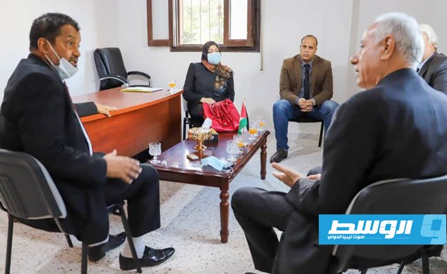 إعادة افتتاح القنصلية الفلسطينية في بنغازي
