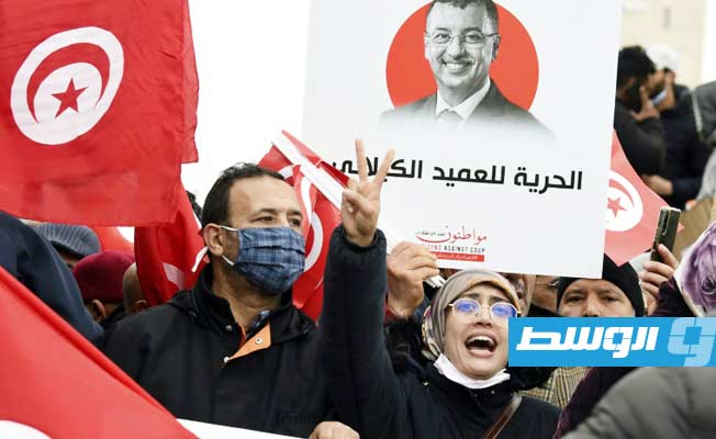 تونس.. ألفا متظاهر ضد الرئيس سعيد قبل ساعات من انتهاء الاستشارة الشعبية