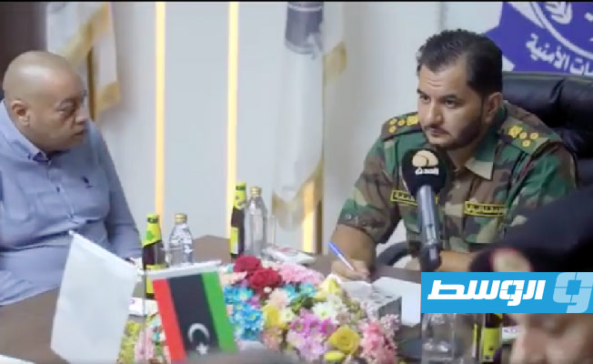من ترأس العميد صدام حفتر لاجتماع غرفة الطوارئ في بنغازي، 9 سبتمبر 2023. (بلدية بنغازي)