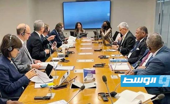 اجتماعات الربيع: المبروك يبحث إعادة صياغة مذكرة الشراكة وفتح مكتب البنك الدولي في ليبيا
