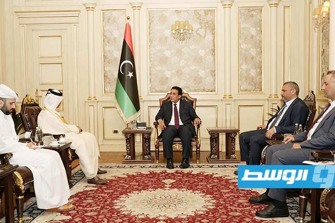 Menfi outlines his position on a political settlement to the ambassadors of United Kingdom, Qatar, and France