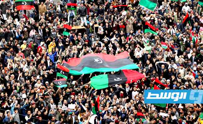 الليبيون يحتفلون بمرور 13 عامًا على ثورة 17 فبراير