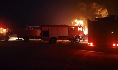Fire breaks out on the Sharara field's oil export pipeline