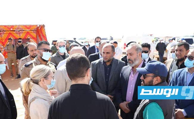 ICC Chief Prosecutor Karim Khan visits mass graves site in Tarhuna