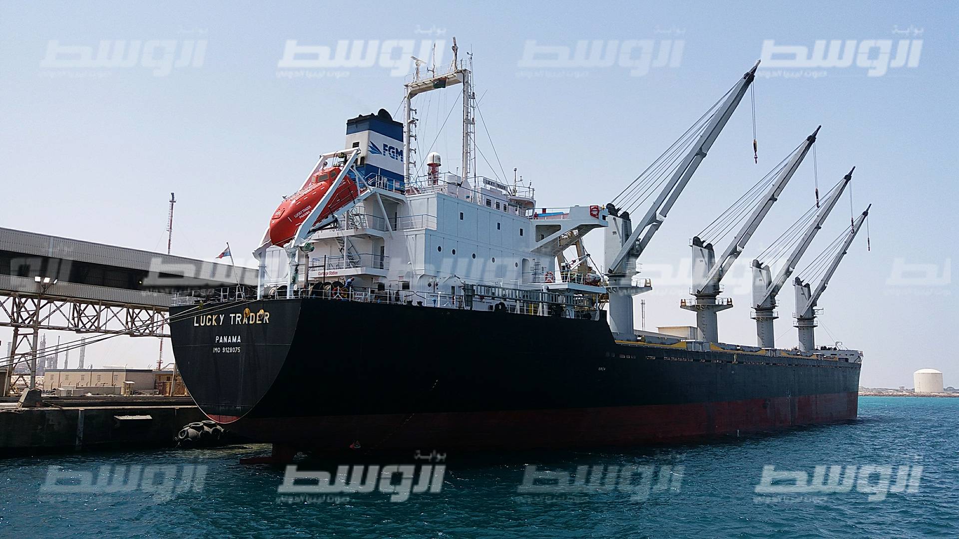 تصدير 18 ألف طن «يوريا» من ميناء البريقة إلى جنوب أفريقيا