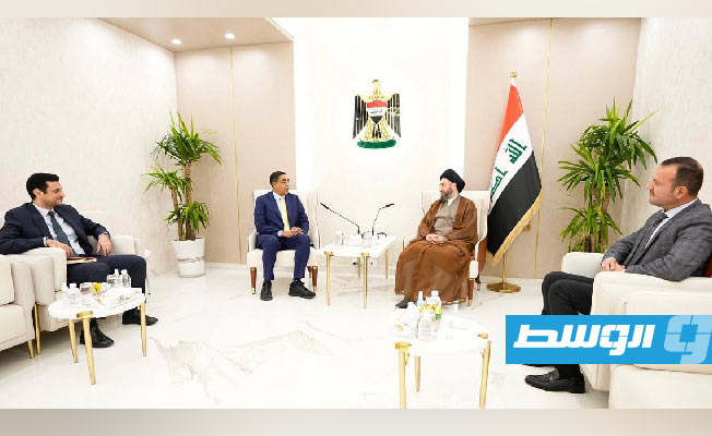 السفير الكويتي ببغداد يلتقي رئيس تيار الحكمة الوطني العراقي