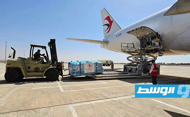 الصين تقدم 90 طنًا من المساعدات للمناطق المنكوبة شرق ليبيا