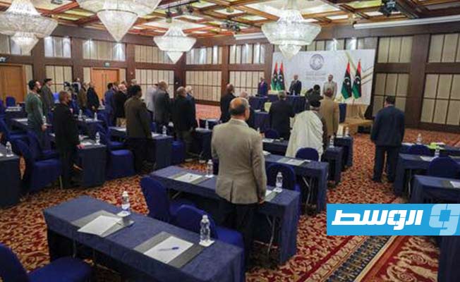 جلسة المجلس الأعلى للدولة الـ75 التي عقدت في طرابلس، الإثنين 14 مارس 2022. (المكتب الإعلامي)