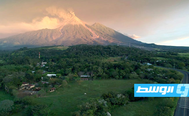 ثوران بركان فويغو في غواتيمالا