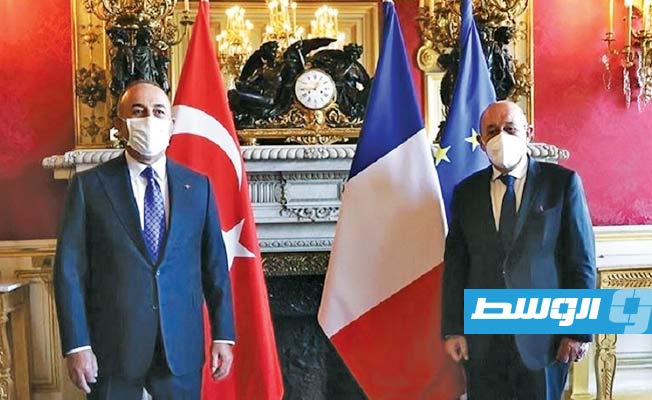 دعوة فرنسية تركية مشتركة لاحترام الانتقال السياسي والأمني والانتخابي في ليبيا