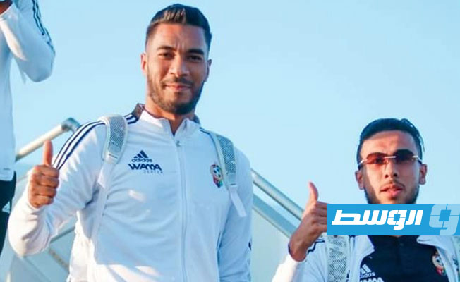 بالصور: المنتخب الليبي يصل الجزائر لخوض منافسات «شان»