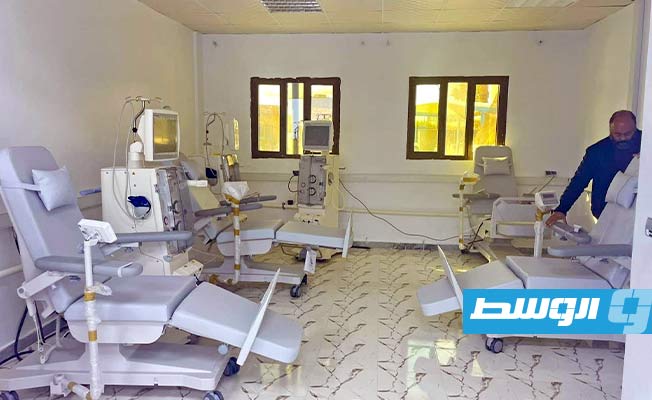 وحدة الكلى الجديدة بمستشفى صبراتة التعليمي، 19 ديسمبر 2023. (وزارة الصحة)