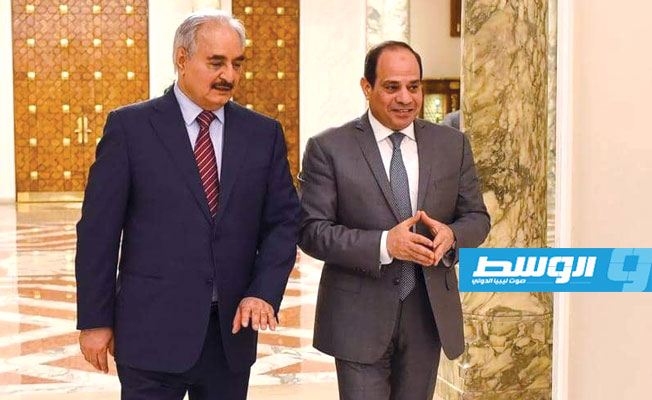 المشير حفتر يتسلم «رسالة هامة» من الرئيس المصري