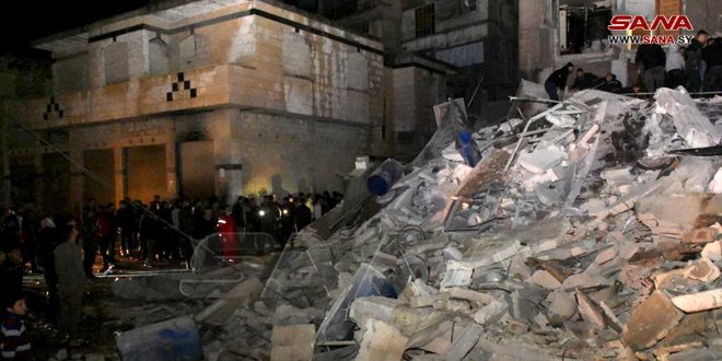 42 وفاة وعشرات الجرحى في زلزال ضرب شمال وغرب سورية