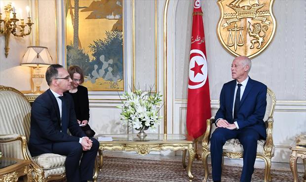 وزير الخارجية الألماني يناقش مع الرئيس التونسي الجديد الاستعدادات لمؤتمر برلين