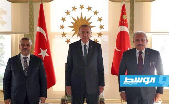 إردوغان يستقبل المشري في اسطنبول