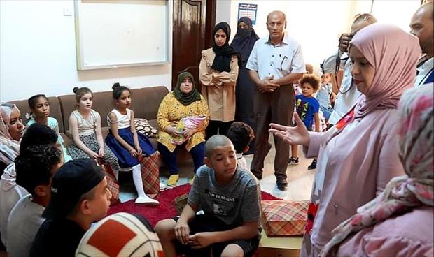 وزيرة الشؤون الاجتماعية تتفقد دور الرعاية الاجتماعية في بنغازي