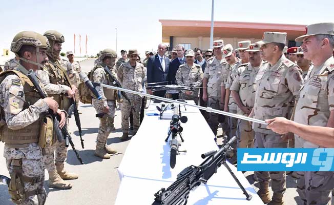 فعاليات التدريب المشترك «هرقل-2» في قاعدة محمد نجيب العسكرية. (الإنترنت)