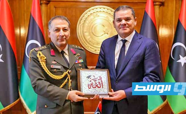 Dabaiba receives Turkish ambassador and outgoing military attaché