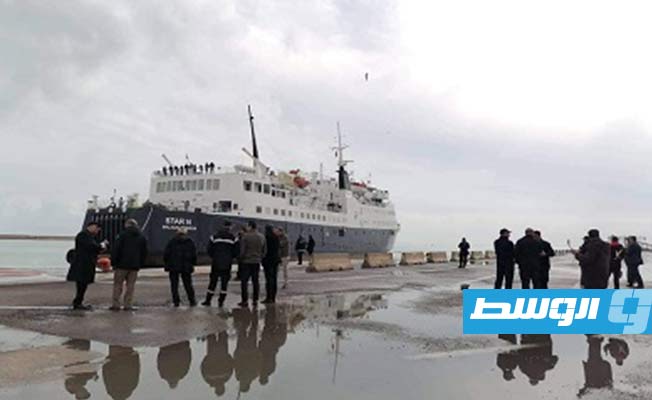 أول رحلة بحرية من طرابلس إلى ميناء جرجيس.. ورهان تونسي على إنعاش التجارة
