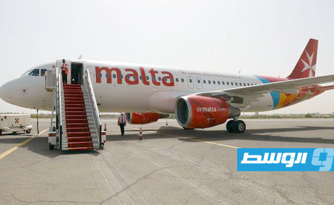 شركة طيران مالطا تسير أول رحلة لها إلى طرابلس منذ توقفها قبل 7 سنوات