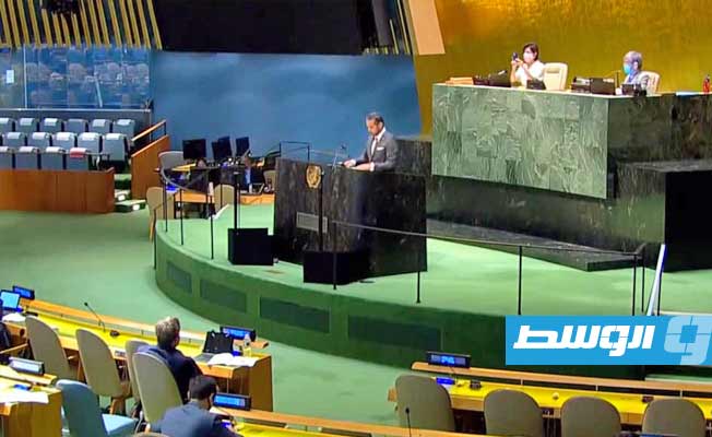 مندوب ليبيا الدائم لدى الأمم المتحدة شارك في الاجتماع رفيع المستوى بمناسبة اليوم العالمي لمناهضة التجارب النووية (بعثة ليبيا الدائمة لدى الأمم المتحدة)